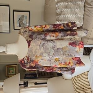 EUC Bryn Walker Multi Color Linen Top Size XL